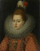 Portrait of Margaret of Austria (1584-1611), Queen of Spain