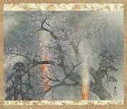 Cherry Blossoms at Night (“Flower” scroll of the « Snow-Moon-Flower » triptych)