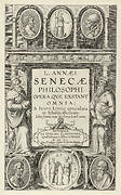 Titelpagina voor L. Annaei Senecae Philosophi Opera, 1615