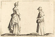 Two Women in Profile