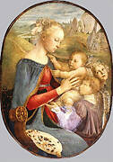 Madonna and Child with Two Angels