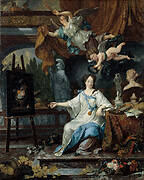 Allegorical Portrait of an Artist in Her Studio