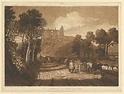 St. Catharine's Hill near Guilford (Liber Studiorum, part VII, plate 33)