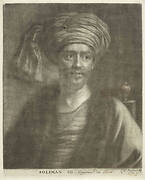 Portret van Süleyman II, sultan van het Ottomaanse Rijk