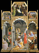 Birth of the Virgin; Stories of the life of the Virgin