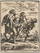 Silenus Accompanied by a Satyr and a Faun