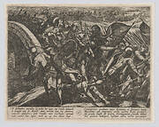 Plate 27: The Dutch During a Surprise Attack of the Roman Camp on the Moselle, from The War of the Romans Against the Batavians (Romanorvm et Batavorvm societas)