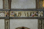 A scene of the "Frieze of Prophecies" in the central nave