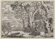 Wilderness Landscape with Two Monks