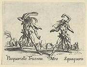 Pasquariello Truonno - Meo Squaquara, from the Balli di Sfessania