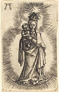 Madonna and Child Standing with a Crescent