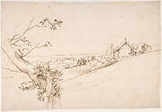 Landscape with a Gnarled Tree and a Farm