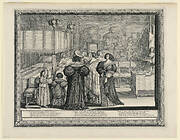 Le Retour du Baptesme (Return from the Baptism), Plate IV, from Le Mariage à la Ville (Marriage in the City)