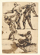 Four Studies of a Male Figure