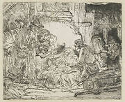 The adoration of the shepherds: with the lamp