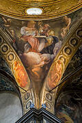 St. John the Evangelist with St. Augustine. A dome pendentive