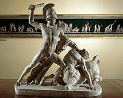 Theseus defeating the Centaur