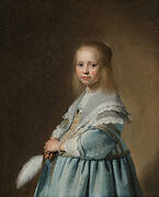 Portrait of a Girl Dressed in Blue