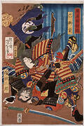 Tomoe Gozen, Wife of Kiso Yoshinaka, Defeating Uchida Saburō