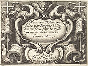 Frontispiece for Callot's "The New Testament"