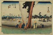 Desolate Wintry Scene, Hamamatsu, from the series the Fifty-three Stations of the Tokaido (Hoeido edition)