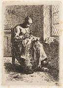 Woman Sewing (La Couseuse)