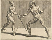 Two Fencers, from Fencers, plate 5