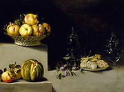 Still Life with Fruit and Glassware