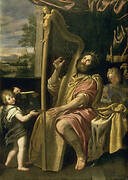 King David Playing the Harp