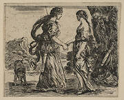 Jupiter and Callisto, from 'Game of Mythology' (Jeu de la Mythologie)