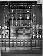 Detail of south wall of the Peacock Room, 1908, Detroit. Photographed by George