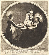 The Holy Family at Table