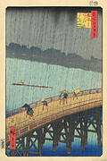 The Ohashi Bridge, from One Hundred Famous Views of Edo