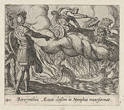 Plate 140: The Trojan Ships Changed into Nymphs (Berecynthia AEneae classem in Nymphas transformat), from Ovid's 'Metamorphoses'