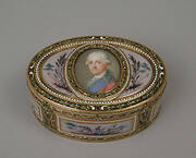 Snuffbox with portrait of a man, probably Prinz Karl von Sachsen (1733–1796)