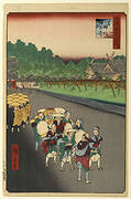 Shiba Shinmei Shrine and Zojoji Temple, No. 79 from One Hundred Famous Views of Edo