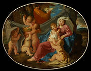 Holy Family at Rest with the Infant Saint John the Baptist and Putti