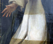 St Hedwig of Silesia, detail during restoration