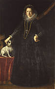 Noblewoman with dog