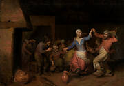 Dancing Peasants at an Inn