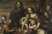 A couple with six children