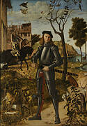 Young Knight in a Landscape