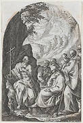 St. Jerome Instructing his Disciples in the Desert, from Les Eglises Jubilaires (The Paintings of Rome, The Churches Jubilee), plate 11