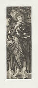 The Days of Creation: The Second Day. From the portfolio: The Work of E. Burne-Jones.