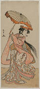 The Actor Segawa Kikunojo II Dancing with a Parasol