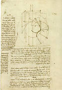 Studies for the design of a perpetual wheel with articulated arms