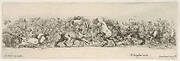 Design for a Frieze with Putti carrying a Vine and Three Felines, Plate 11 from: 'Decorative friezes and foliage' (Ornamenti di fregi e fogliami)