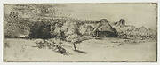 Landscape with a Farm Building and the House with the Tower