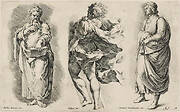 Three Untitled Figures after Three Italian Artists