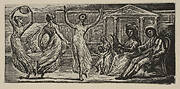 Menalcus Watching Women Dance, from Thornton's Pastorals of Virgil